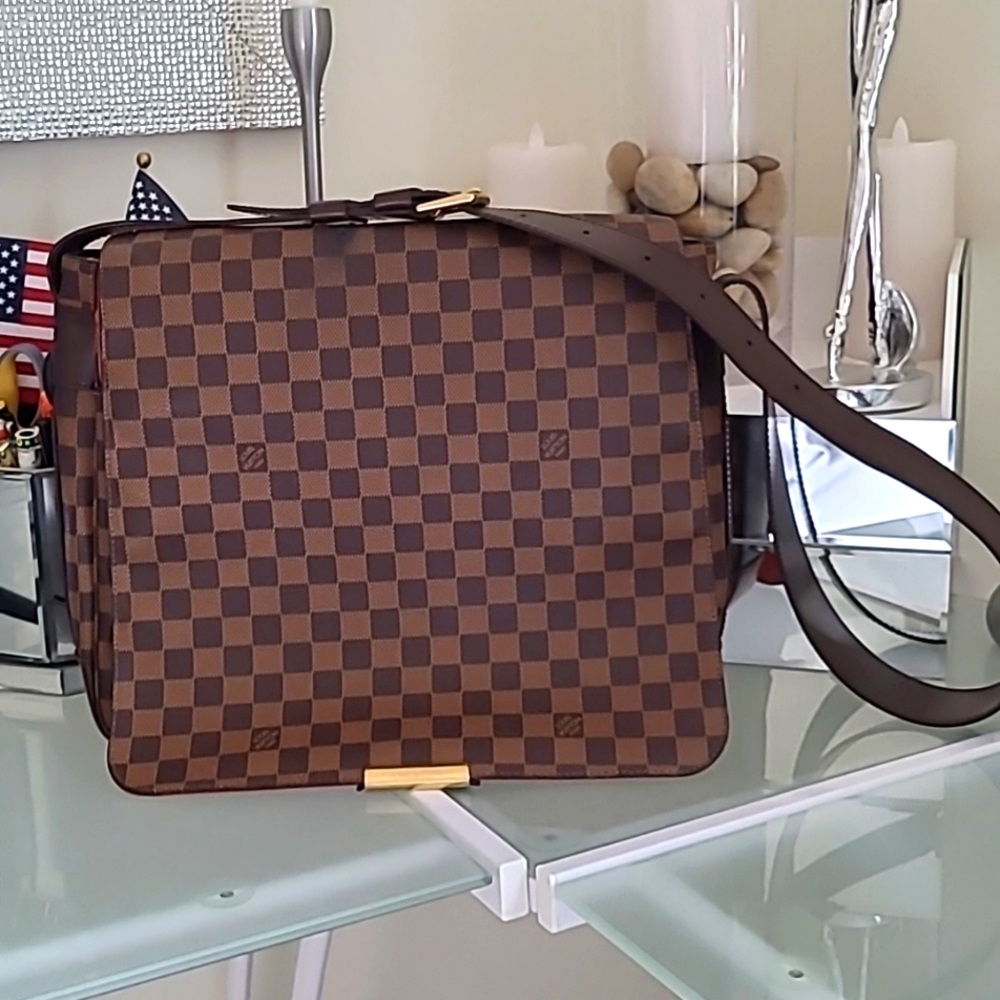 LOUIS VUITTON DAMIER EBENE BASTILLE MESSENGER BAG